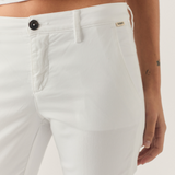 Pantalone in cotone RND057 P381 0127 C0367 ROY ROGER'S Blanc de blanc 