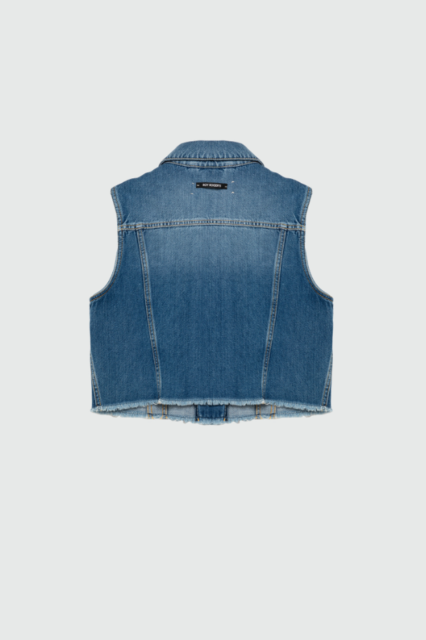 Gilet in denim RND90136 D606 2862 C0999 ROY ROGER'S Denim 