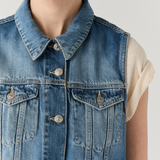 Gilet in denim RND90136 D606 2862 C0999 ROY ROGER'S Denim 