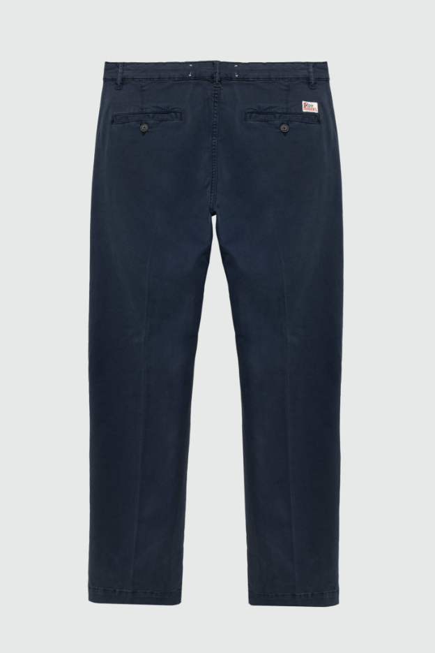 Pantalone in cotone lavato RRU90001 C925 0112 C0048 ROY ROGER'S Blue navy 
