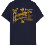 T-Shirt manica corta RDV004 CM43 C0048 ROY ROGER'S X DAVE'S NEW YORK Blue navy 