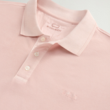 Polo Mackinack tinta in capo in piqué di cotone elasticizzato CFWOPO0065MRUT1483 4409 WOOLRICH Rose smoke 