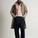 Polo Mackinack tinta in capo in piqué di cotone elasticizzato CFWOPO0065MRUT1483 4409 WOOLRICH Rose smoke 