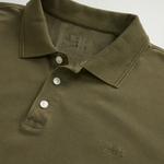 Polo Mackinack tinta in capo in piqué di cotone elasticizzato CFWOPO0065MRUT1483 6006 WOOLRICH Greenstone 