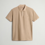 Polo Mackinack tinta in capo in piqué di cotone elasticizzato CFWOPO0065MRUT1483 8640 WOOLRICH White pepper 