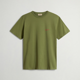 T-shirt in puro cotone con logo CFWOTE0144MRUT2926 6641 WOOLRICH Cypress 