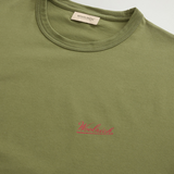 T-shirt in puro cotone con logo CFWOTE0144MRUT2926 6641 WOOLRICH Cypress 