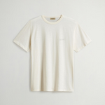 T-Shirt in puro cotone fiammato CFWOTE0161MRUT4061 8887 WOOLRICH Jet stream 