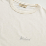 T-Shirt in puro cotone fiammato CFWOTE0161MRUT4061 8887 WOOLRICH Jet stream 