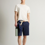 T-Shirt in puro cotone fiammato CFWOTE0161MRUT4061 8887 WOOLRICH Jet stream 