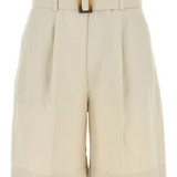 Bermusa in misto lino CFWWSH0043FRUT3043 8867 WOOLRICH Light oak 