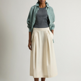 Gonna in popeline di puro cotone CFWWSK0068FRUT3944 8867 WOOLRICH Light oak 