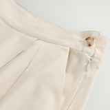 Gonna in popeline di puro cotone CFWWSK0068FRUT3944 8867 WOOLRICH Light oak 