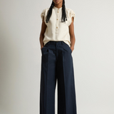 Pantaloni chino in popeline di puro cotone CFWWTR0219FRUT3944 3989 WOOLRICH Melton blue 