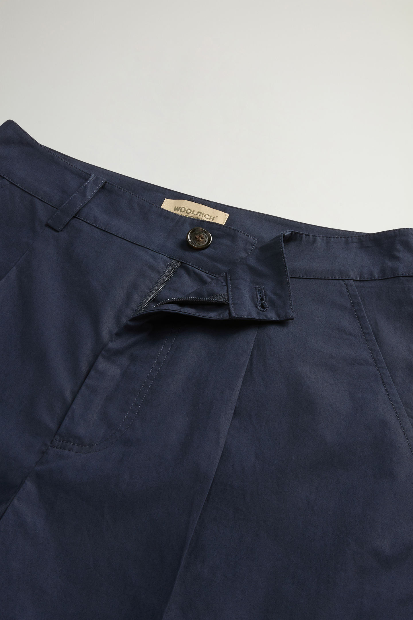 Pantaloni chino in popeline di puro cotone CFWWTR0219FRUT3944 3989 WOOLRICH Melton blue 