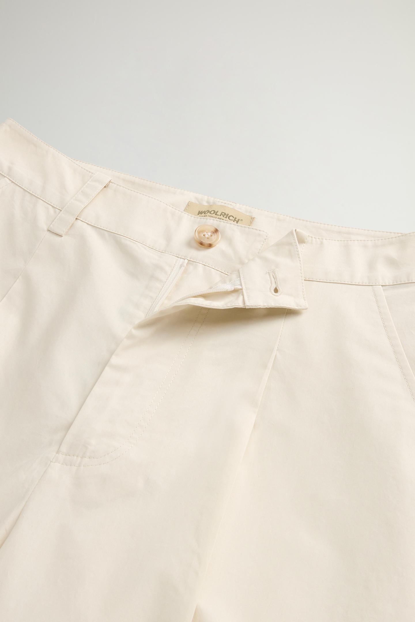 Pantaloni chino in popeline di puro cotone CFWWTR0219FRUT3944 8867 WOOLRICH Light oak 