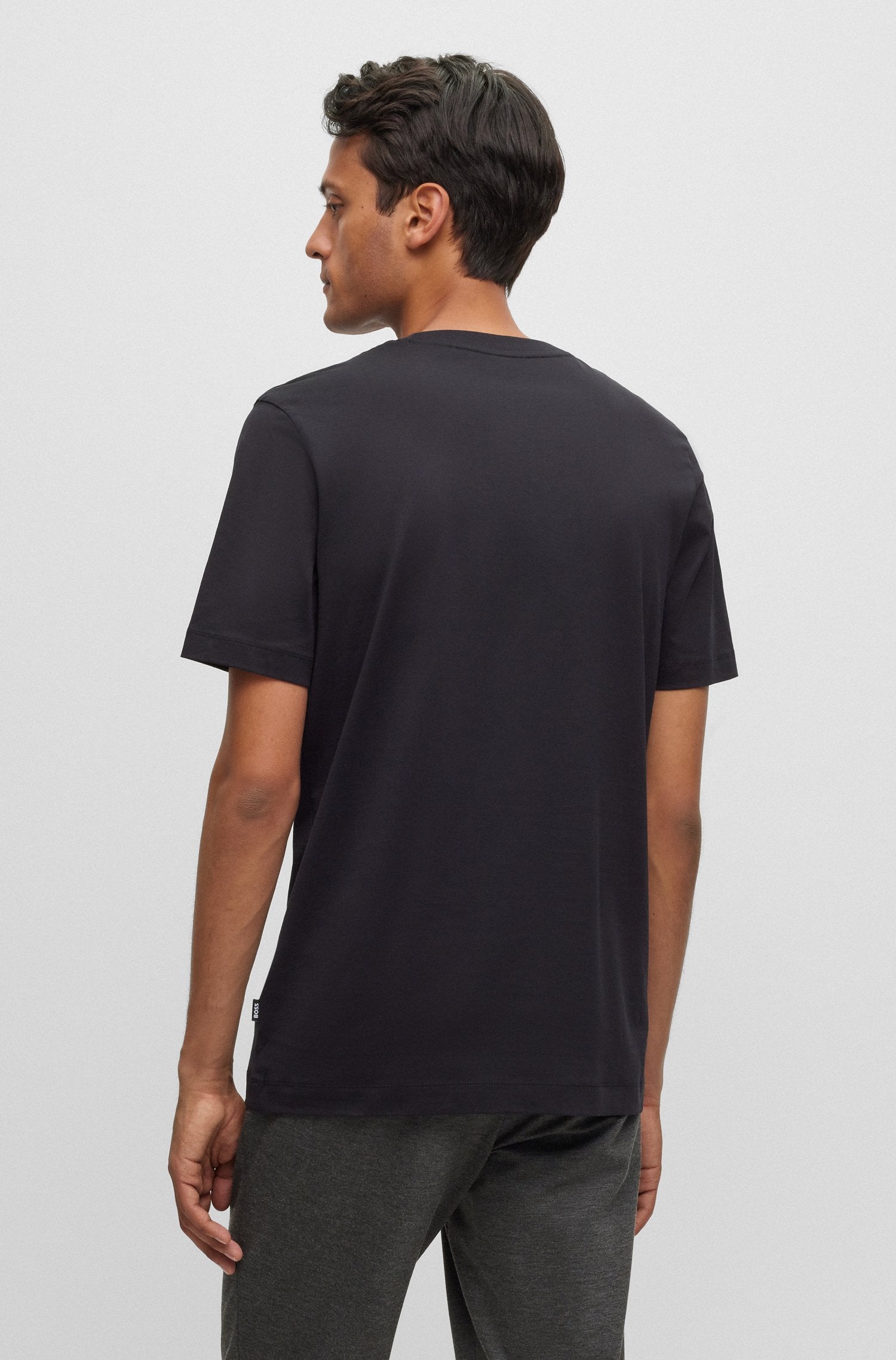 T-Shirt manica corta 50468972 10241525 01 001 BOSS Black 