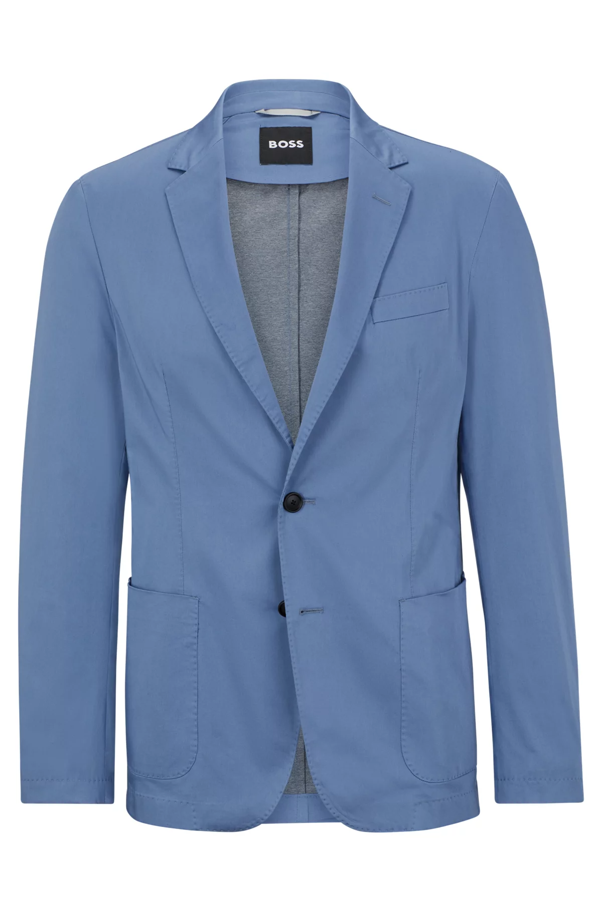 Giacca in cotone 50488455 10248356 01 479 BOSS Open blue 