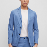 Giacca in cotone 50488455 10248356 01 479 BOSS Open blue 
