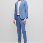 Giacca in cotone 50488455 10248356 01 479 BOSS Open blue 