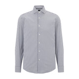 Camicia in cotone bastoncino 50490337 10248756 01 001 BOSS Black 