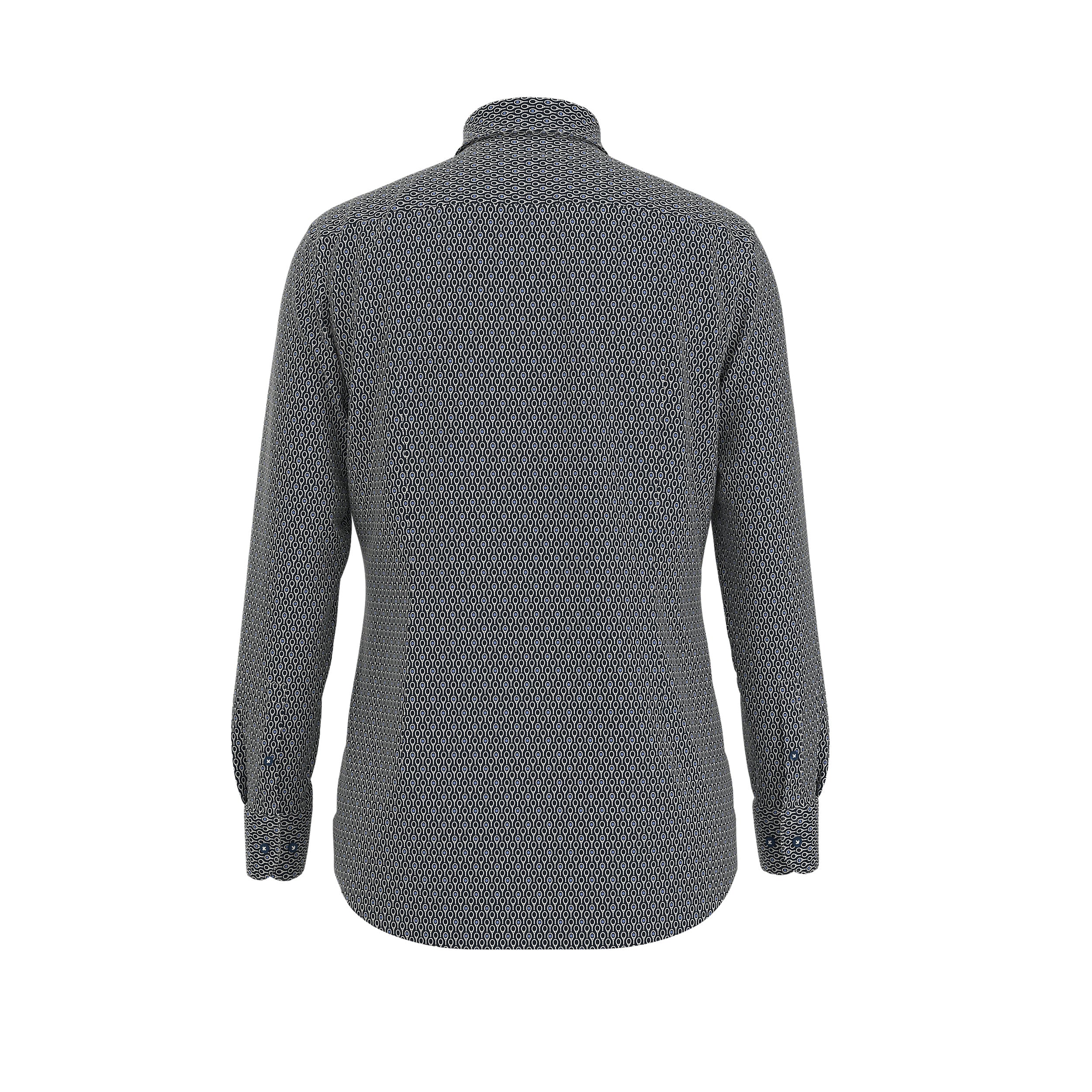 Camicia in jersey slim fit 50490363 10248806 01 404 BOSS Dark blue 