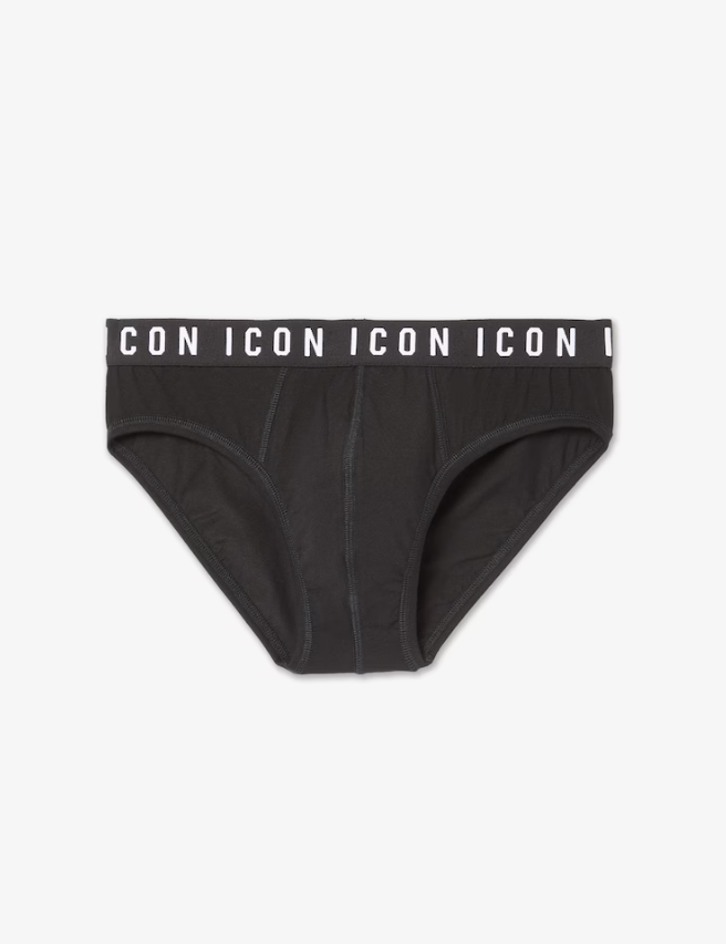 Slip logato D9L614470 001 D SQUARED2 Black 