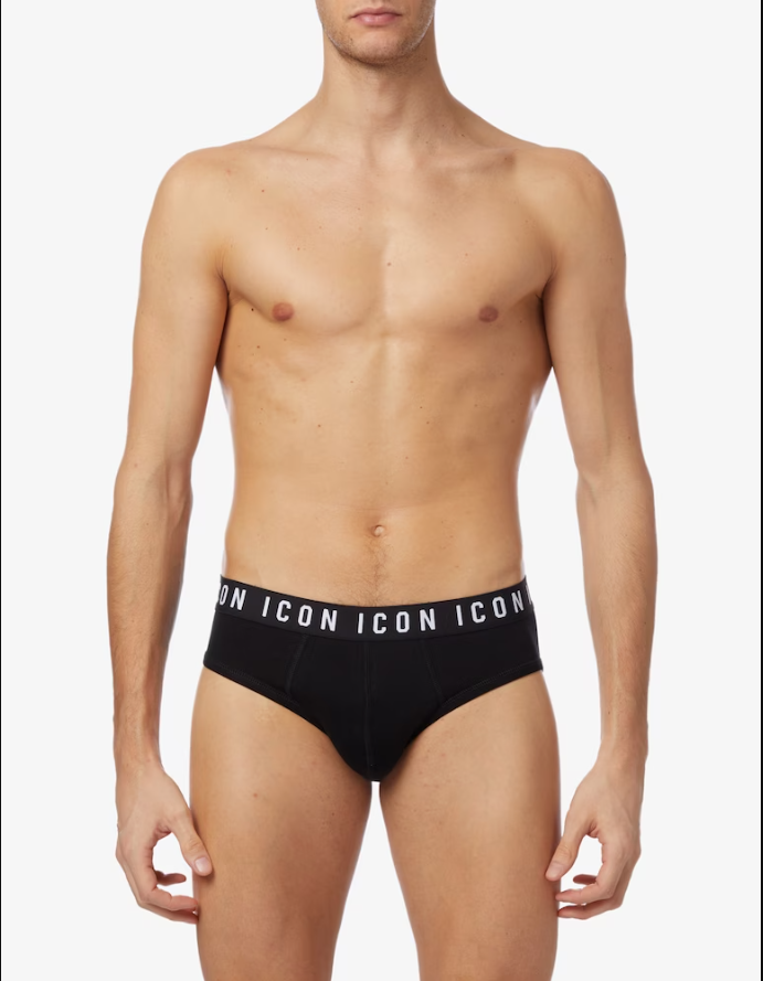 Slip logato D9L614470 001 D SQUARED2 Black 