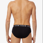 Slip logato D9L614470 001 D SQUARED2 Black 