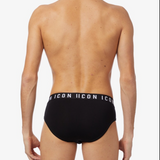 Slip logato D9L614470 001 D SQUARED2 Black 