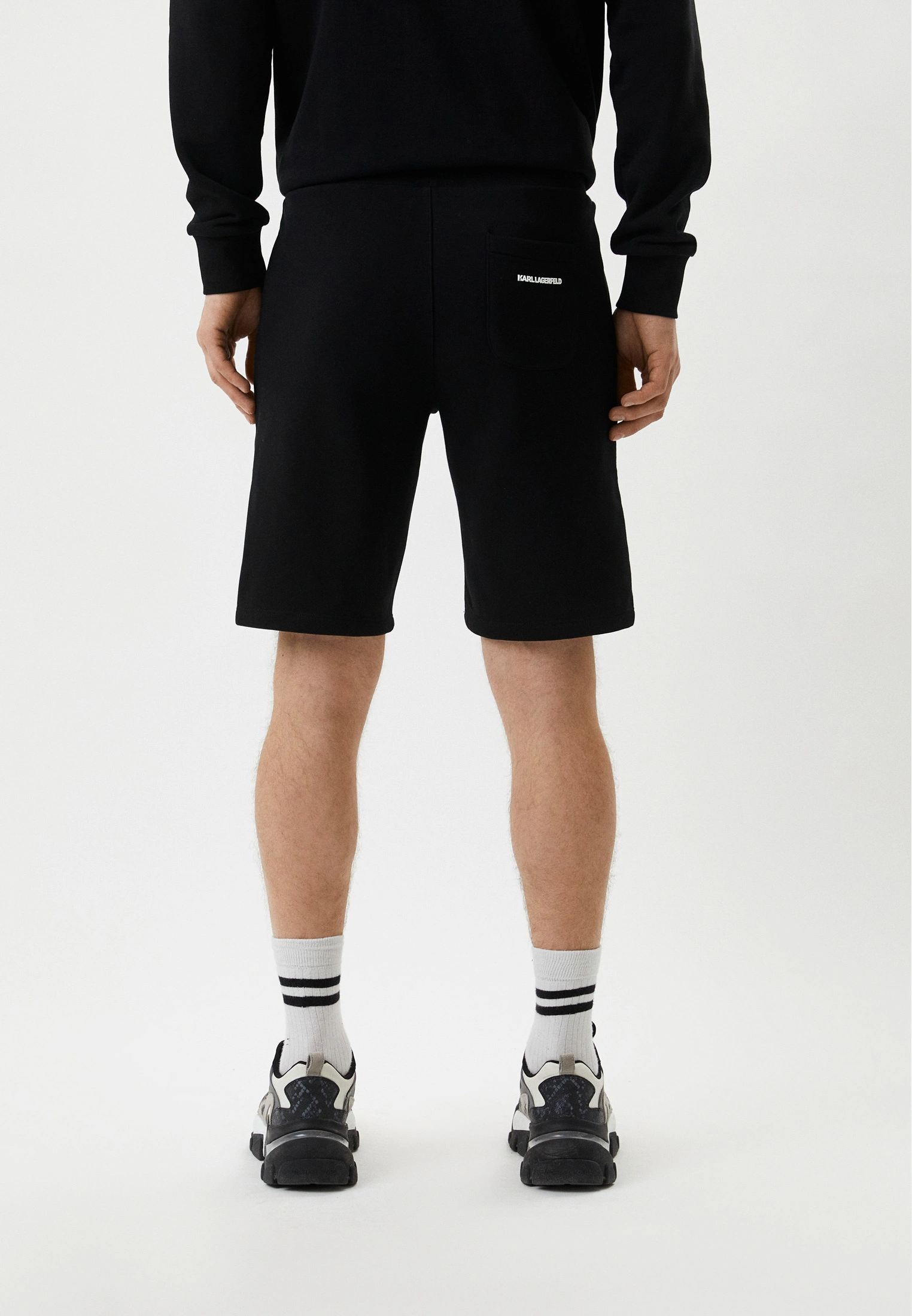 Shorts con logo 705094 531900 990 KARL LAGERFELD Black 