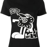 T-Shirt manica corta stampata FD52TS0484SG 99J KENZO Black 