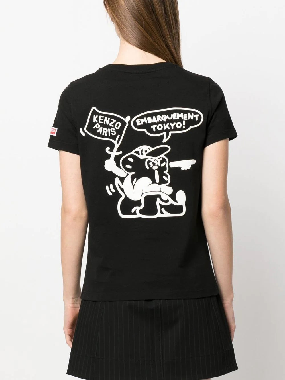 T-Shirt manica corta stampata FD52TS0484SG 99J KENZO Black 