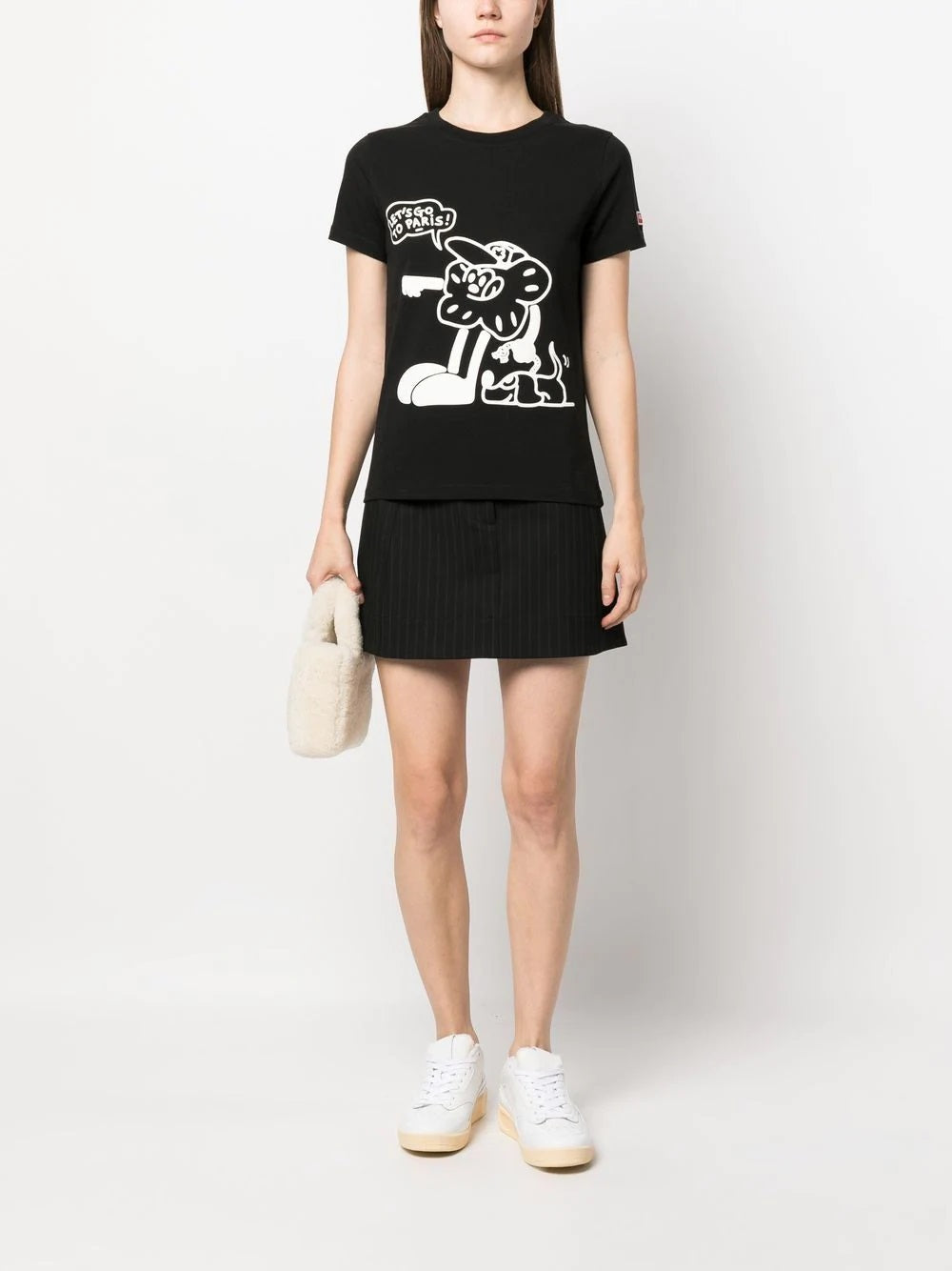 T-Shirt manica corta stampata FD52TS0484SG 99J KENZO Black 