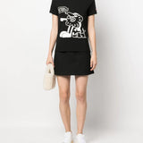 T-Shirt manica corta stampata FD52TS0484SG 99J KENZO Black 