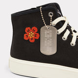 Sneaker alta in canvas di cotone FD55SN020F73 99 KENZO Black 