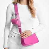 Borsa a tracolla Jet Set media in gabardine di nylon con custodia per Apple Airpods Pro® 32R3SJ6C8C 614 MICHAEL KORS Cerise 