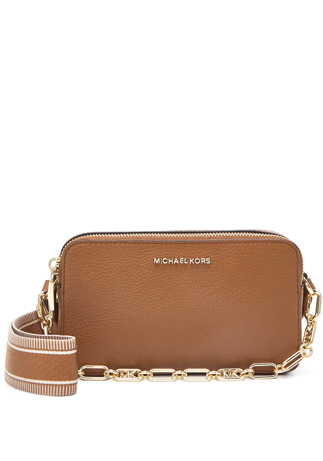 Camera bag Jet Set piccola in pelle martellata con doppia zip 32S3GJ6C1L 230 MICHAEL KORS Luggage 