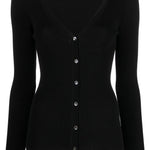 Cardigan a costine CIPRIA23 D520738 013 P.A.R.O.S.H. Nero 