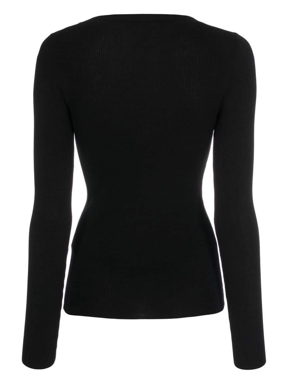 Cardigan a costine CIPRIA23 D520738 013 P.A.R.O.S.H. Nero 
