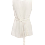 Blusa in satin di seta SOFIAD311504 002 P.A.R.O.S.H. Panna 