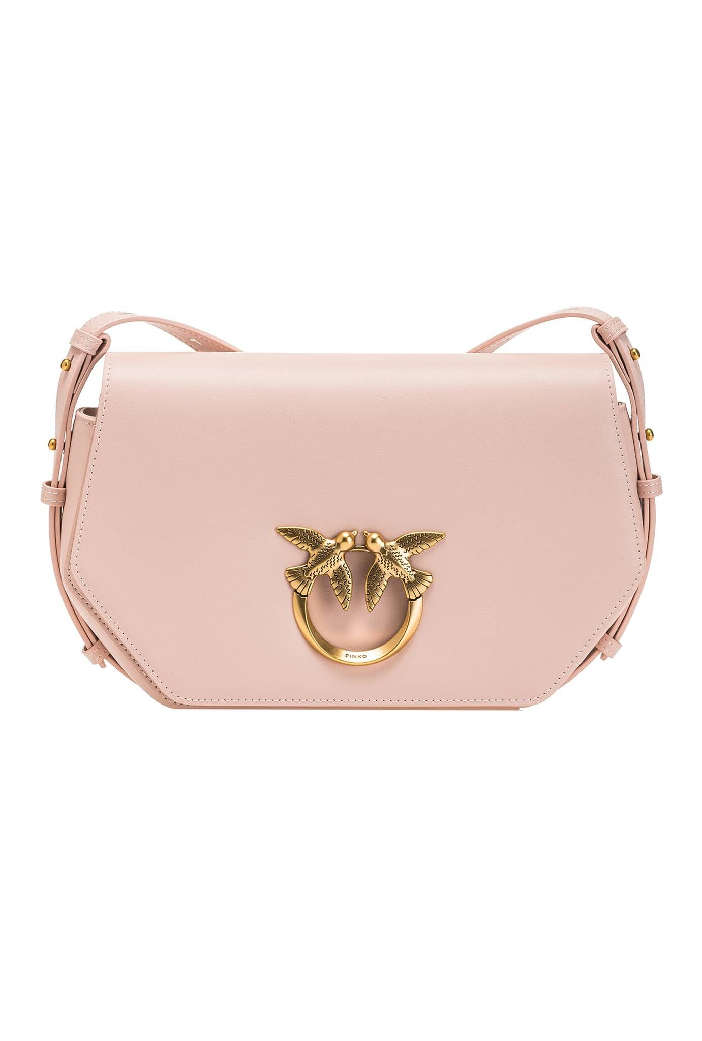 Borsa a tracolla Love Click Exagon 100073A0F1 O81Q PINKO Cipria 