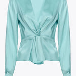 Blusa Loose Fit 100108ZR64 E77 PINKO Green 