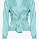 Blusa Loose Fit 100108ZR64 E77 PINKO Green 