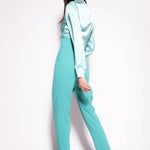 Blusa Loose Fit 100108ZR64 E77 PINKO Green 