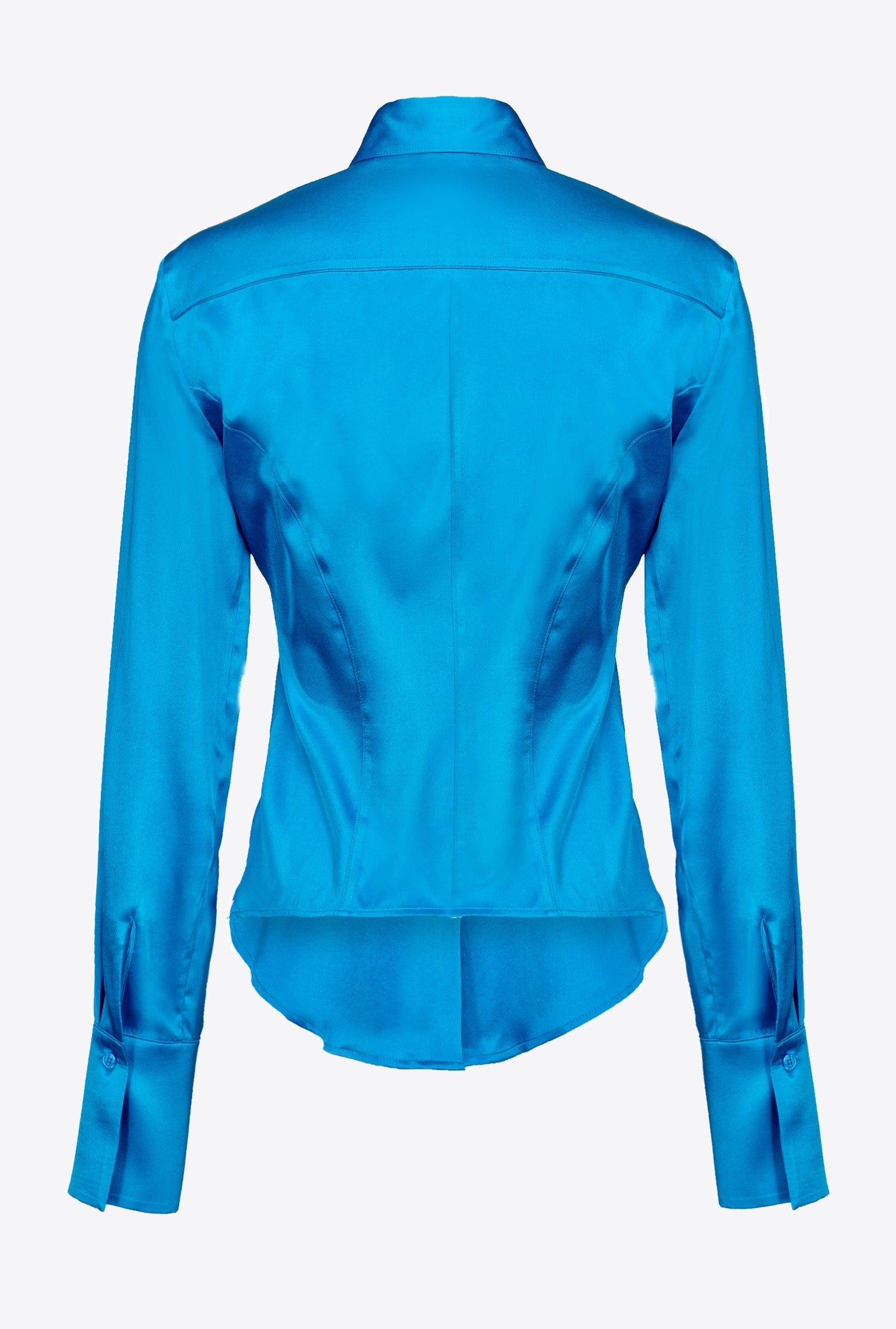 Camicia in satin di seta 100612ZR64 F71 PINKO Light blue 