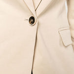 Giacca con revere a lancia 100987A0IM C28 PINKO Beige 