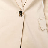 Giacca con revere a lancia 100987A0IM C28 PINKO Beige 