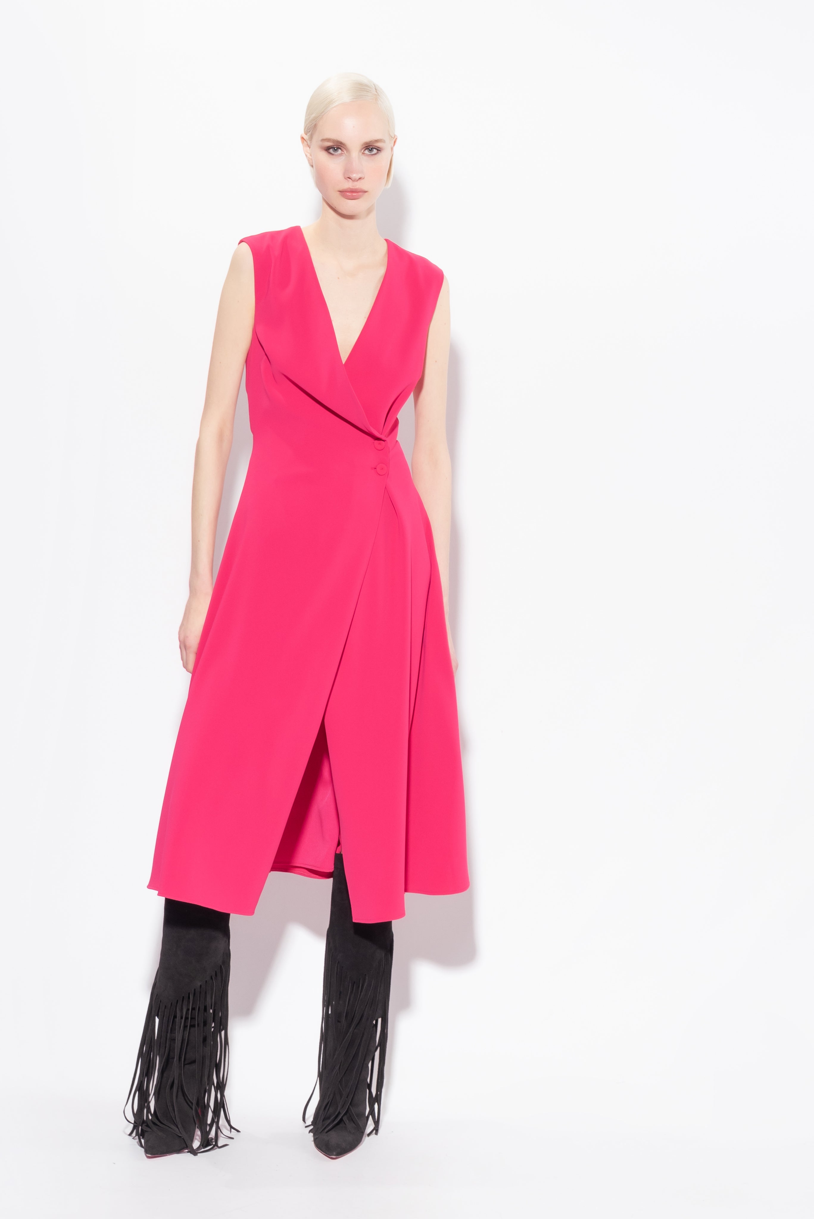 Abito longuette 1011527624 P87 PINKO Fuxia 