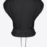 Top incrociato in jersey 102270A1C4 Z99 PINKO Black 